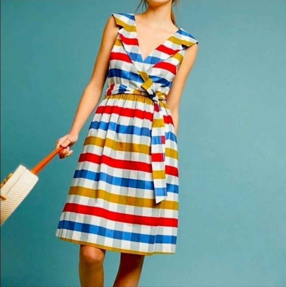 Anthropologie | Maeve Cricket Club Plaid Dress